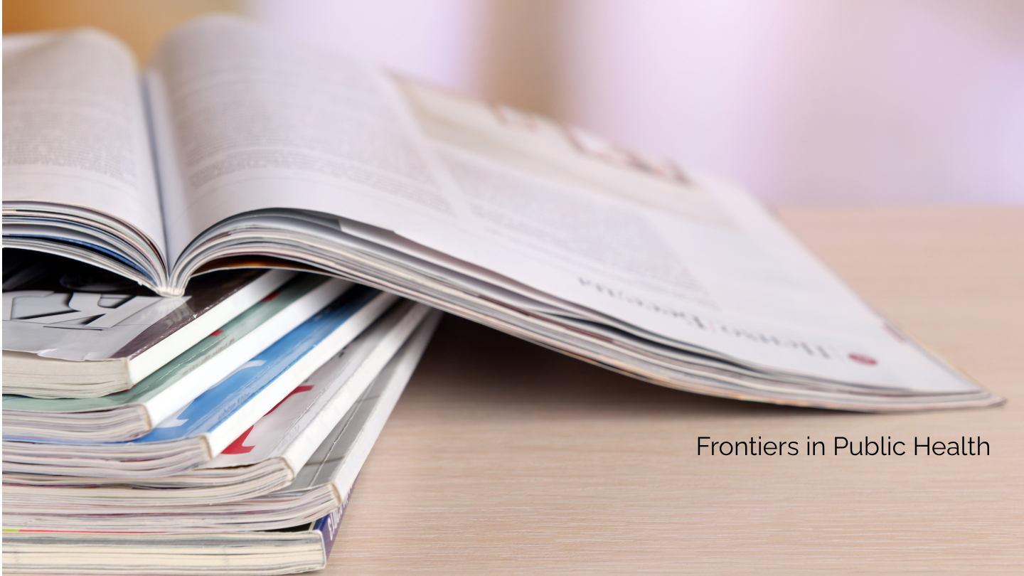 Artigo publicado no Frontiers in Public Health